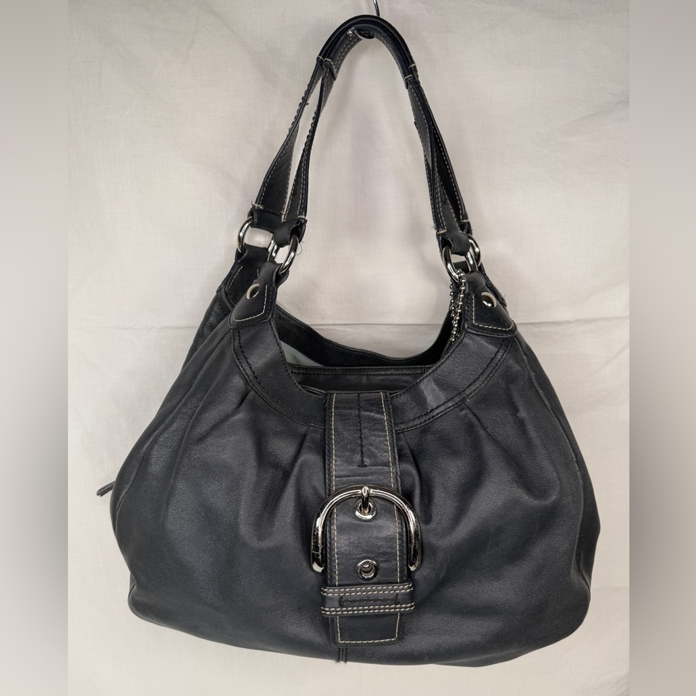 Vintage SOHO Coach Leather Shoulder Bag F15075
